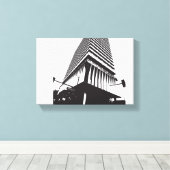 Abstract Poster Canvas Afdruk (Insitu (Houten vloer))