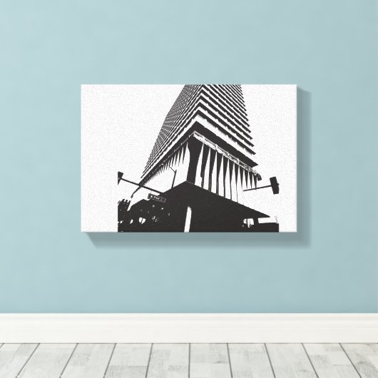 Abstract Poster Canvas Afdruk (Insitu (Houten vloer))