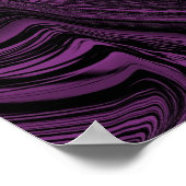 Abstract Poster gitaar, Paars (Hoek)