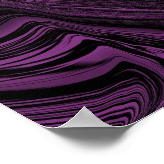 Abstract Poster gitaar, Paars (Hoek)