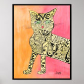 Abstract Poster Inspiratie Kat (Voorkant)