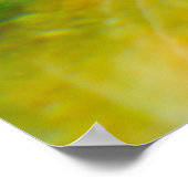 Abstract Poster met Natuurlijke Kleurstroming (Hoek)