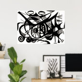 Abstract Poster onthulling (Thuiskantoor)