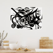 Abstract Poster onthulling (Keuken)