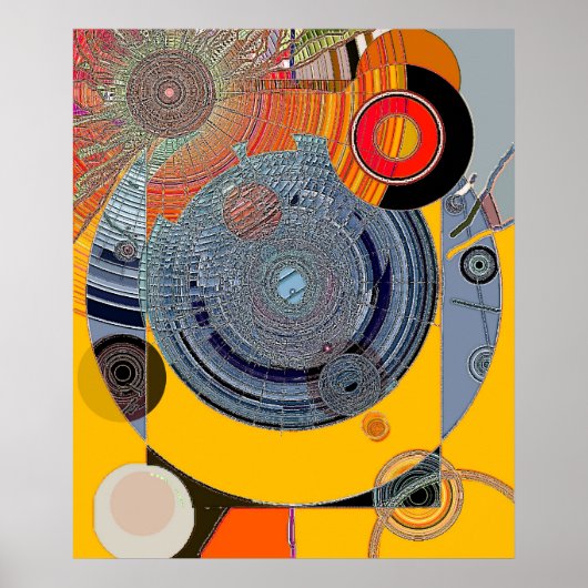 Abstract Poster - Propaïne (Voorkant)