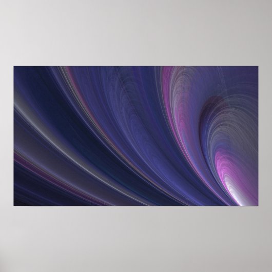 Abstract Poster regenboogdraden (Voorkant)