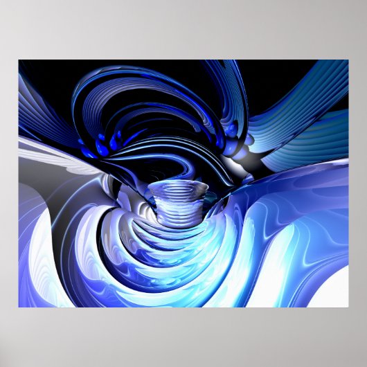 Abstract Poster ruimtelijke vervorming (Voorkant)