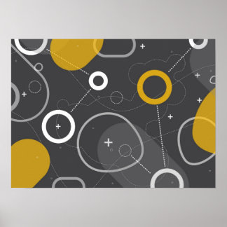 Abstract Poster ruimtevaart