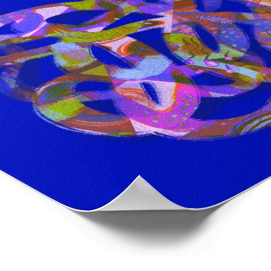 Abstract poster Ruimtevaartsoep 1 (Hoek)