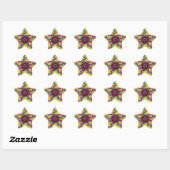 Abstract Poster Ster Sticker (Vel)