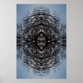 Abstract poster van boomvertakkingen (Voorkant)