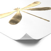 Abstract Poster van de goudvlieg (Hoek)