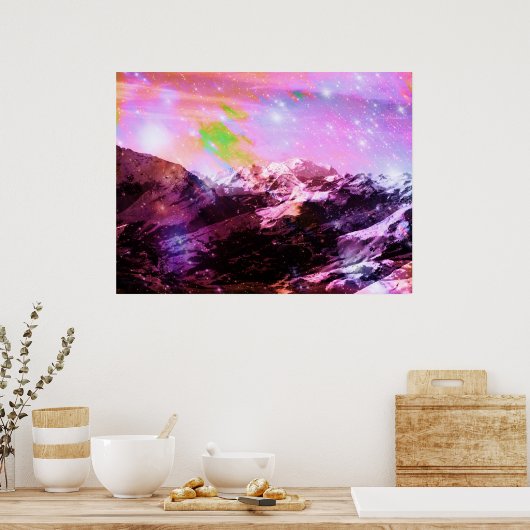 Abstract Poster van de Kristaltop (Keuken)