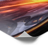 Abstract Poster van Fantasy (Hoek)