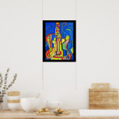 Abstract Poster van Guitar door ValAries (Keuken)
