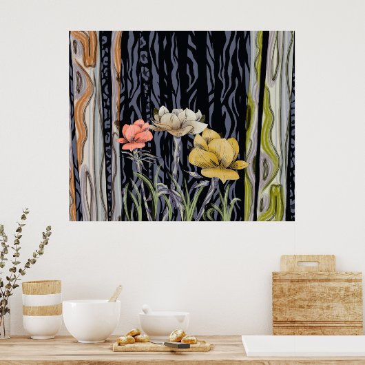 Abstract poster voor baanbrekende  (Keuken)