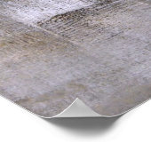 Abstract Poster voor bruin en beige (Hoek)