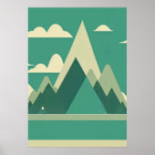 Abstract Poster voor de noordse muur (Voorkant)