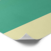 Abstract Poster voor de noordse muur (Hoek)