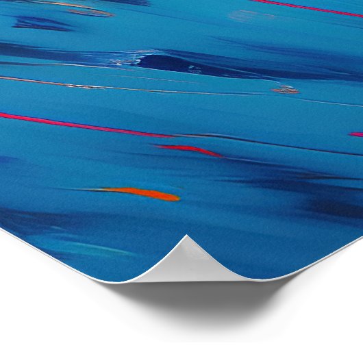 Abstract Poster voor Fireworks, BrightStor (Hoek)