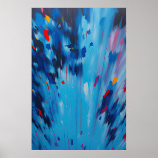 Abstract Poster voor Fireworks, BrightStor