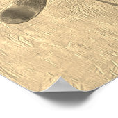 Abstract Poster voor gouddragonfly-collage (Hoek)