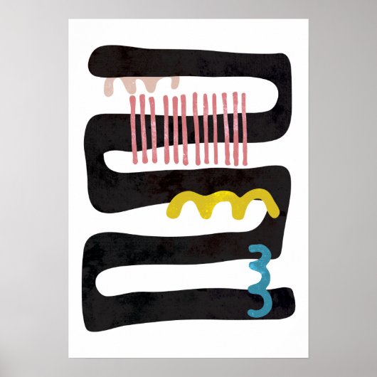 Abstract poster voor hedendaagse kunst (Voorkant)