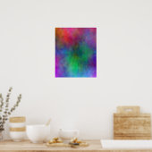 Abstract Poster voor kleurenplasma (Keuken)
