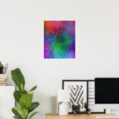 Abstract Poster voor kleurenplasma (Thuiskantoor)