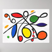 Abstract Poster voor primaire kleuren (Voorkant)