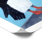Abstract Poster voor Puffin Folk (Hoek)