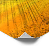 Abstract Poster voor zwarte-crèmebeker (Hoek)
