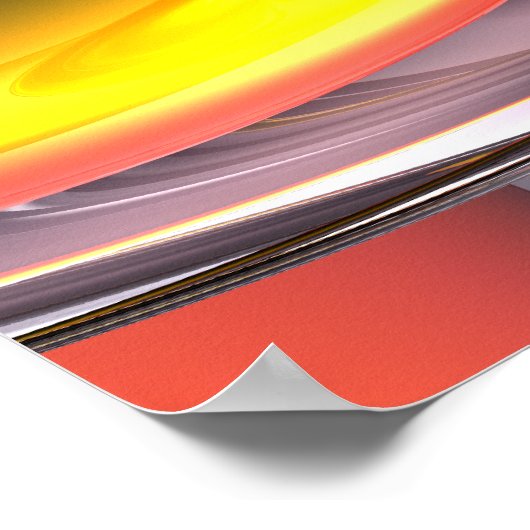 Abstract Poster zonder roekeloosheid (Hoek)