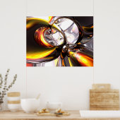 Abstract Poster zonder roekeloosheid (Keuken)