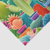 Abstract Potted Cacti Tissuepapier (Detail)
