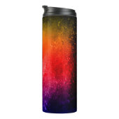 Abstract powder splatted background, Freeze motion Thermosbeker (Geroteerd rechts)