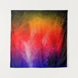 Abstract powder splatted background, Freeze motion Wandkleed