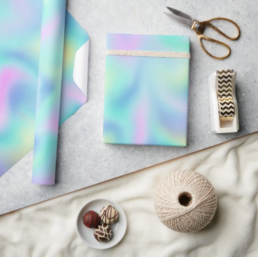 Abstract Pretty Pastel Swirls Pattern Cadeaupapier (Crafts)