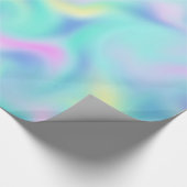 Abstract Pretty Pastel Swirls Pattern Cadeaupapier (Hoek)