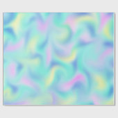 Abstract Pretty Pastel Swirls Pattern Cadeaupapier (Vlak)
