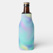 Abstract Pretty Pastel Swirls Pattern Flesjeskoeler (Fles Voorkant)