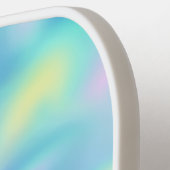 Abstract Pretty Pastel Swirls Pattern Pickleball Paddle (Links Detail)