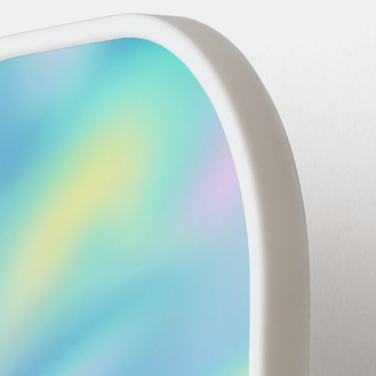 Abstract Pretty Pastel Swirls Pattern Pickleball Paddle (Links Detail)