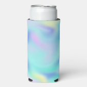 Abstract Pretty Pastel Swirls Pattern Seltzer Blikjeskoeler (Seltzer Voorkant)