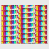 Abstract primair regenboogpapier van Popart Cadeaupapier (Vlak)