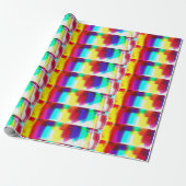Abstract primair regenboogpapier van Popart Cadeaupapier (Uitgerold)