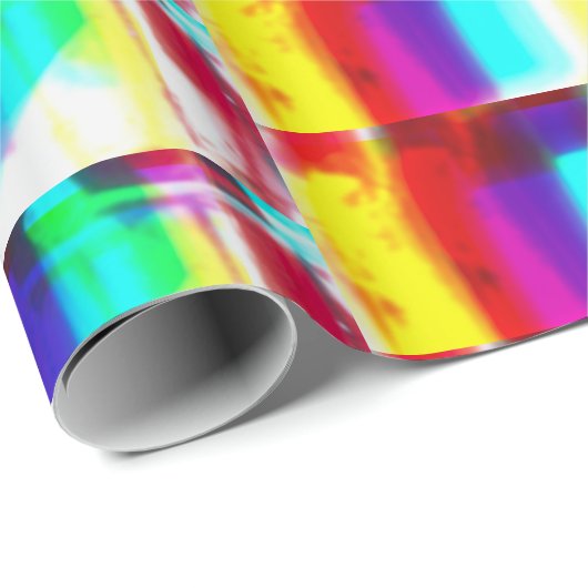 Abstract primair regenboogpapier van Popart Cadeaupapier (Rol Hoek)