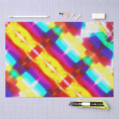 Abstract primair regenboogweefselpapier van Popart Tissuepapier (Craft)