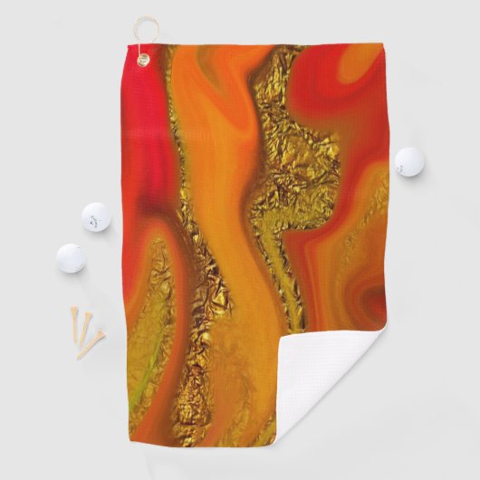 Abstract productpatroon. golfhanddoek (Insitu)