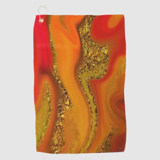 Abstract productpatroon. golfhanddoek (Voorkant)